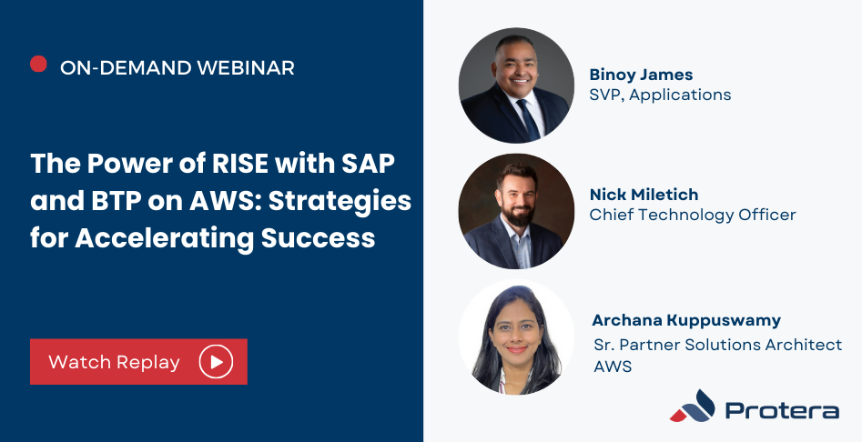 Webinar: The Power of RISE with SAP and BTP on AWS
